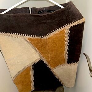 NWT**patchwork skirt